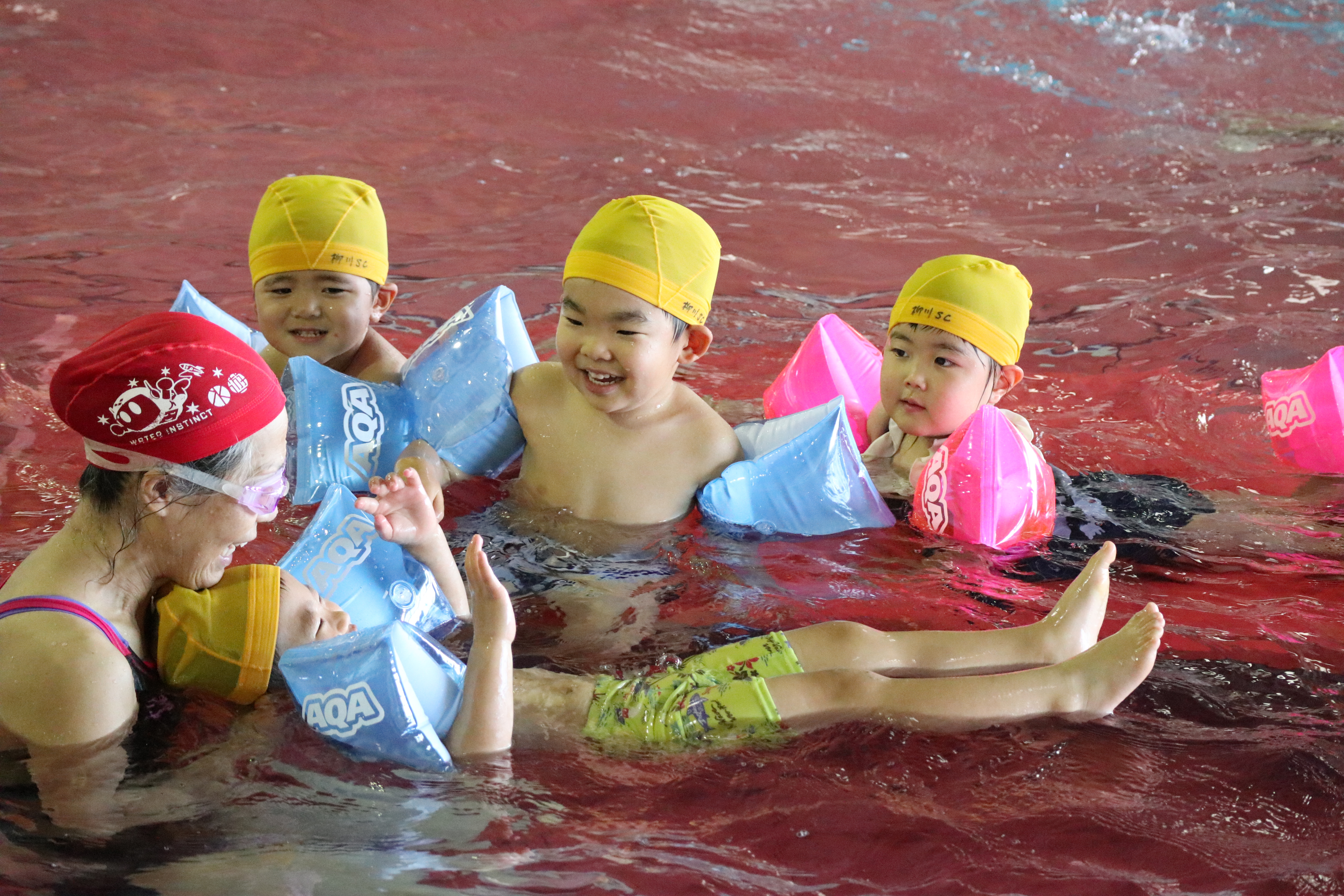 水泳レッスン風景4