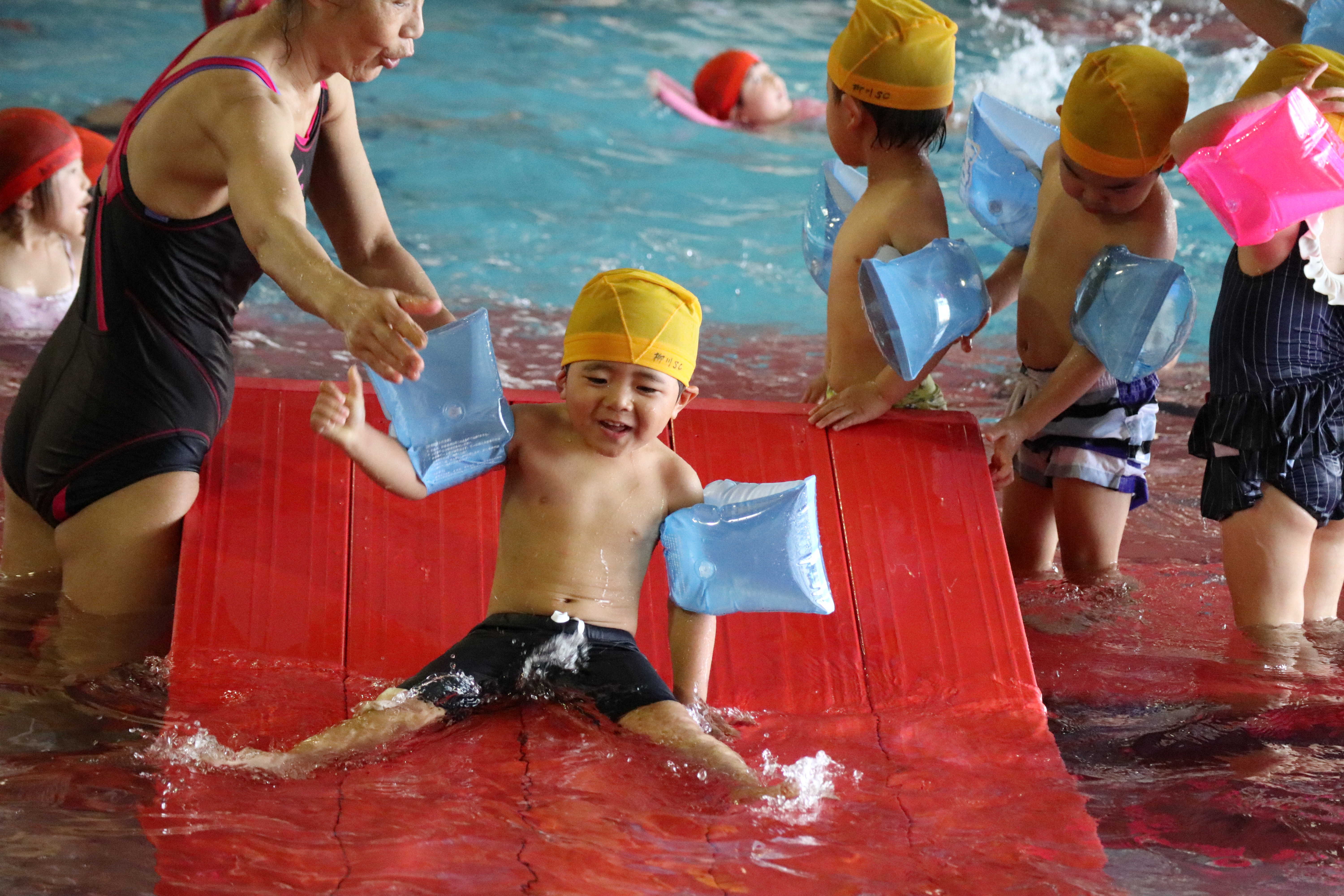 水泳レッスン風景6