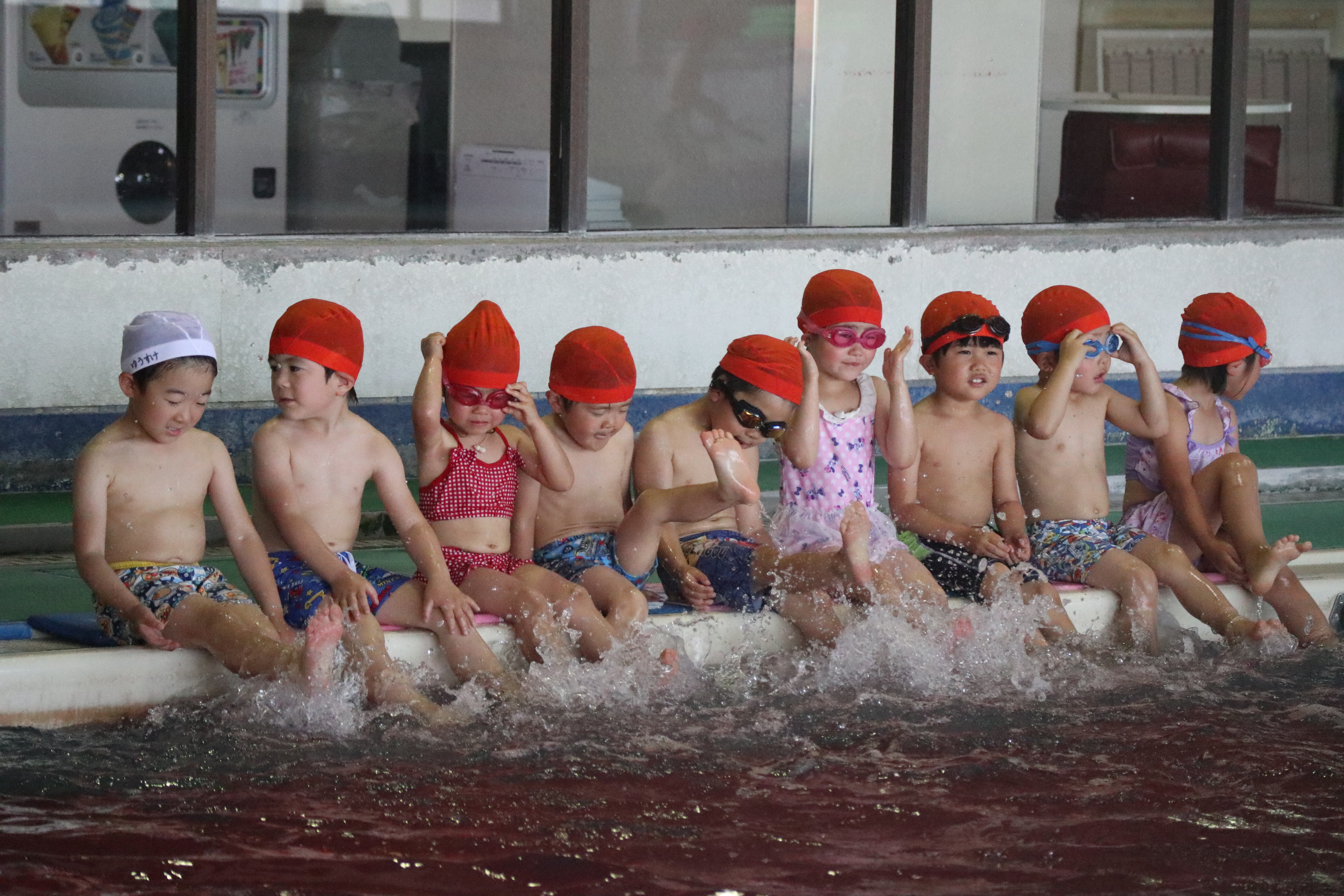 水泳レッスン風景5